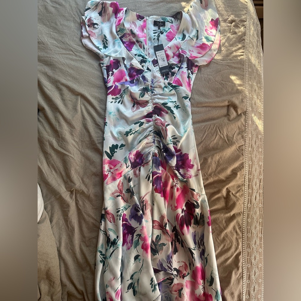 Parker Black - Floral High Low Dress